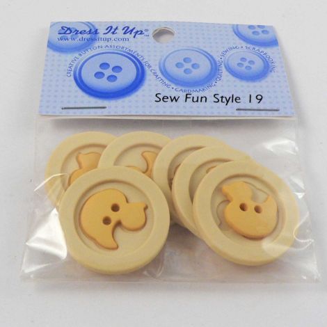 Vintage Dress It Up 'Sew Fun Style  19' Button Pack