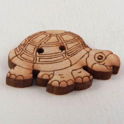 26mm Wooden Tortoise 2 Hole Button