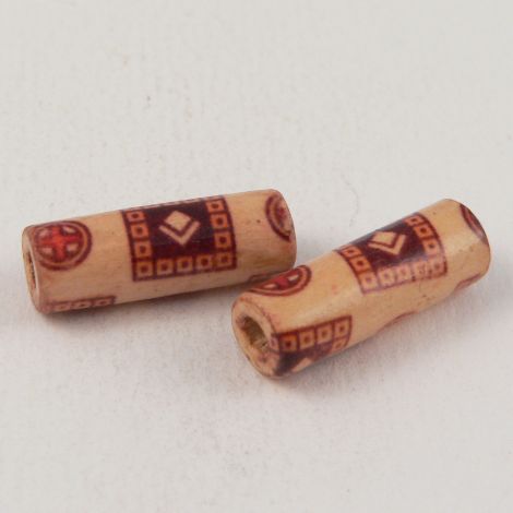 20mm Wooden 1 Hole Bead