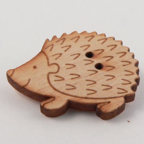 26mm Hedgehog Wood 2 Hole Button