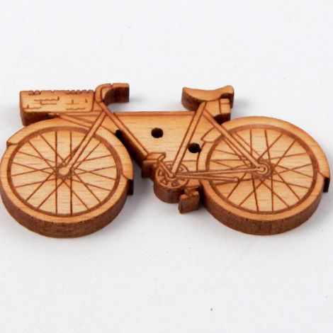 42mm Bicycle Wood 2 Hole Button