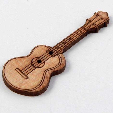 56mm Guitar Musical Wood 2 Hole Button