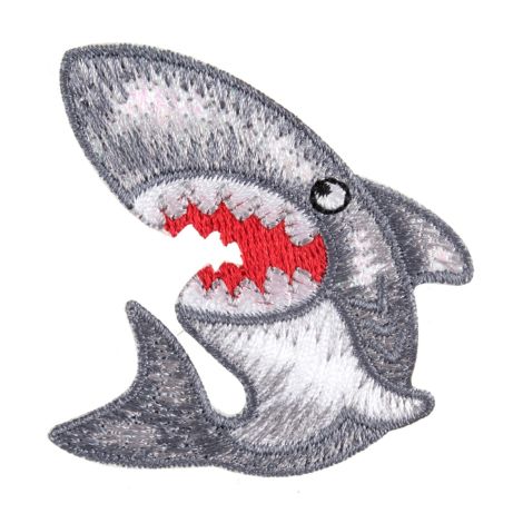 Iron On & Sew On Shark Motif
