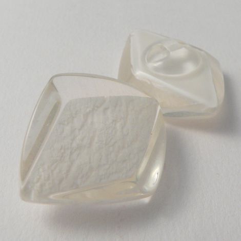 34mm Marble Effect Diamond Contemporary Shank Coat Button