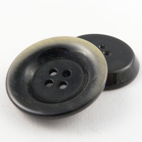 34mm Glossy Horn style 4 Hole Coat Button