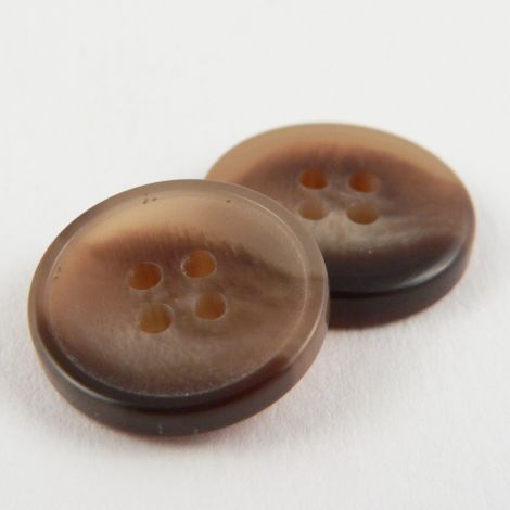 22mm Horn Effect Plastic Suit 4 Hole Button