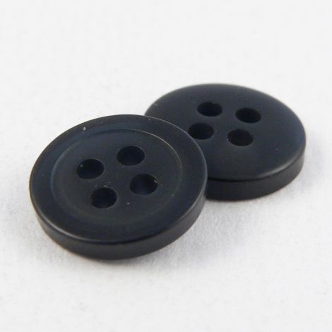 11mm Very Dark Navy Shirt 4 hole Button