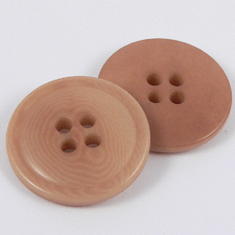 20mm Italian Caramel 4 Hole Suit Button