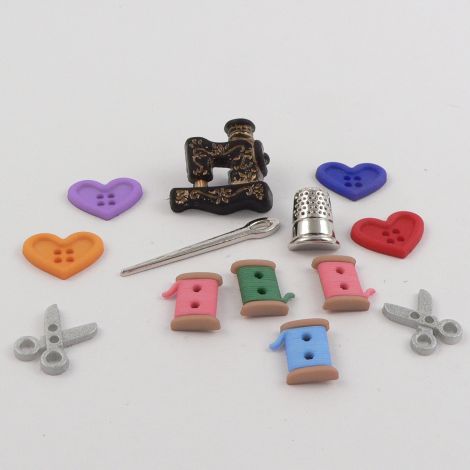 Dress It Up 'For The Love Of Quilting' Button Pack