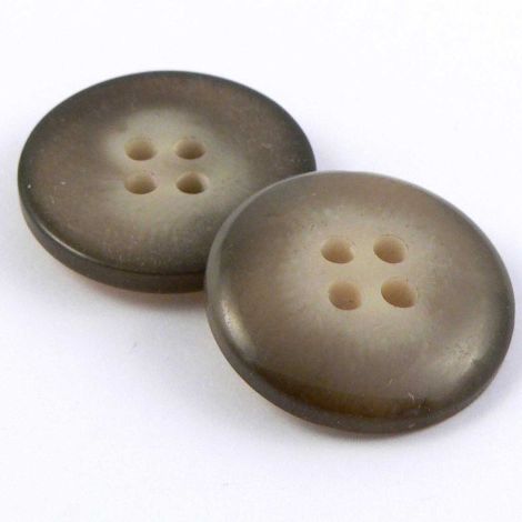 20mm Brown & Cream 4 Hole Sewing Button