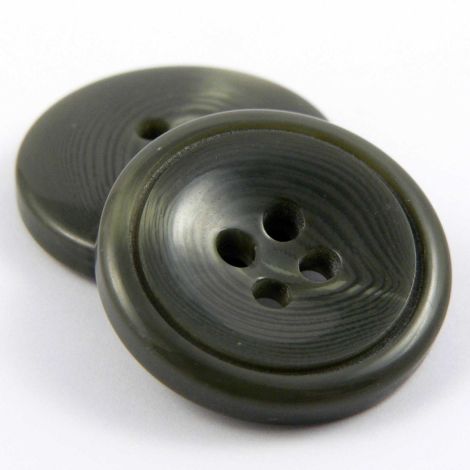 23mm Green Swirl Contemporary Suit/Shirt 4 Hole Button