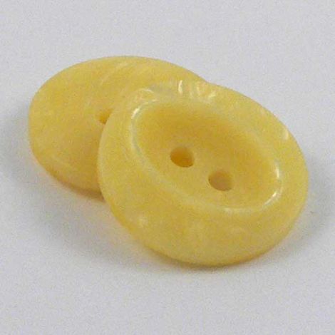 19mm Yellow Iridescent 2 Hole Sewing Button